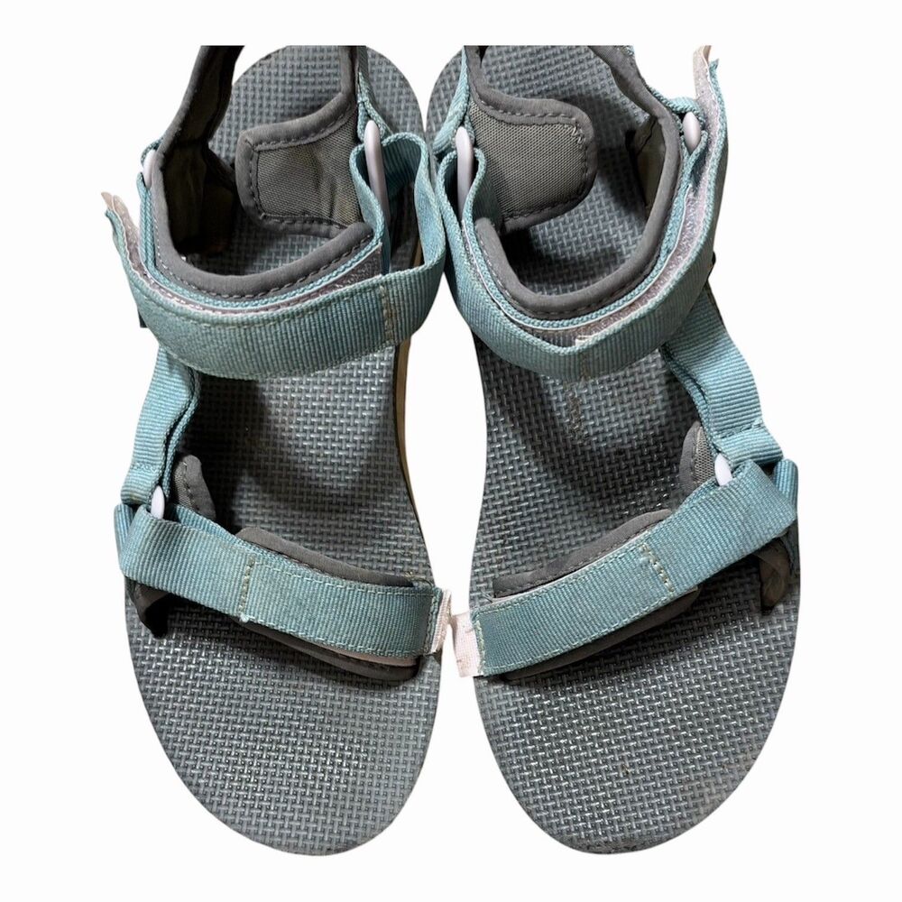 Teva Women's Universal Trail Sandals Trooper Dark Grey Blue Comfort SZ 9 Strap